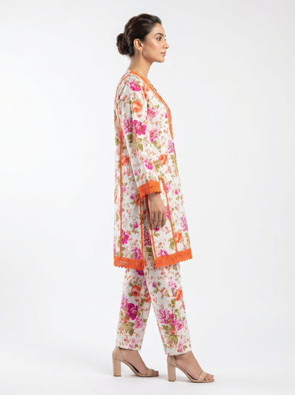 Summer Collection – Floral Printed 2-Piece Lawn Suit (Copy)