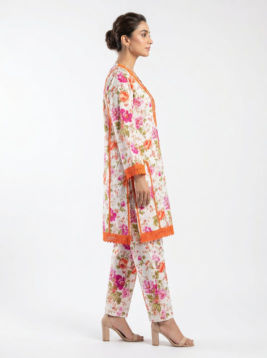 Summer Collection – Floral Printed 2-Piece Lawn Suit (Copy)